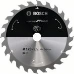 Bosch Kreissägeblatt Standard for Wood, 173x1.5/1x20, 24 Zähne