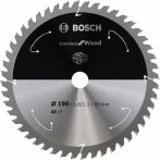 Bosch Kreissägeblatt Standard for Wood, 190x1.6/1.1x20, 48 Zähne