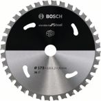 Bosch Kreissägeblatt Standard for Steel, 173 x 1,6/1,2 x 20, 36 Zähne
