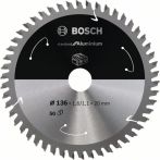 Bosch Kreissägeblatt Standard for Aluminium, 136x1.6/1.1x20, 50 Zähne