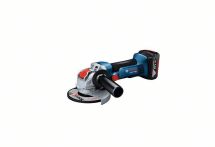 Bosch Akku-Winkelschleifer GWX 18V-8, mit 2 x GBA 18V 5.0 Ah Akku, L-BOXX