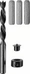 Bosch Holzdübel-Set, 27-teilig, 10 mm, 40 mm