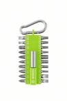 Bosch 21-teiliges Schrauberbit-Set mit Snap-hook (hellgrün) - Ausstellerversion