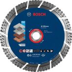 Bosch EXPERT MultiMaterial Diamanttrennscheiben, 230 x 22,23 x 2,4 x 15 mm. Für große Winkelschleifer mit Spannmutter