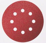 Bosch Schleifblatt C470 für Exzenterschleifer, 115 mm, 120, 8 Löcher, Klett, 5er-Pack