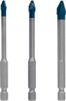 Bosch EXPERT HardCeramic HEX-9 Bohrer-Set, 5/6/8 mm, 3-tlg. Für Dreh- und Schlagbohrer