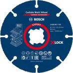 Bosch EXPERT Carbide Multi Wheel X-LOCK Trennscheibe, 115 mm, 22,23 mm. Für kleine Winkelschleifer