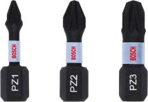 Bosch Impact Control PZ-Schrauberbits, 3teilig. Für Schraubendreher