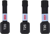 Bosch Impact Control T-Schrauberbits, 3teilig. Für Schraubendreher
