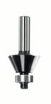 Bosch Fase-/Bündigfräser, 1/4, D1 34,9 mm, B 13 mm, L 14,6 mm, G 56 mm, 45°