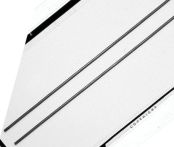 Bosch Führungsstange für Bosch-Oberfräsen, 8 x 800 mm, 2er-Pack,