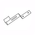Braas Konischer First P First-/Gratklammer (564294) schwarz