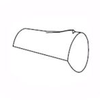 Braas Konischer First P Firstanfang mit Lasche (7605800) naturrot