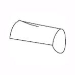 Braas Konischer First P Firstender mit Lasche (7605903) kupferbraun