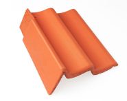 Doppel S Aerlox Giebelstein 90 mm links (5202572) klassisch-rot