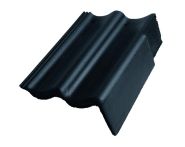 Doppel S Aerlox Giebelstein 110 mm rechts (5202673) tiefschwarz