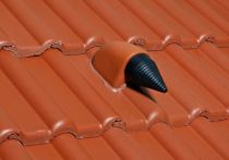 Braas Frankfurter Pfanne DuroVent Premium Solardurchgang (5129385) Protegon Matt klassisch-rot