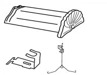 Braas Sattelfirst HO Firstanfang mit Muschelscheibe, mit First- Systemklammer VKF
