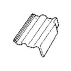 Braas Frankfurter Pfanne Protegon Giebelstein Ausstich 88 mm links (5121185) Protegon Matt klassisch-rot