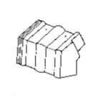 Braas Frankfurter Pfanne Protegon Mansard-Giebelstein links (5126485) Protegon Matt klassisch-rot