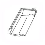 Braas Rubin 11V(H) Firstanschlussziegel (7809000) Matt naturrot