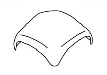 Braas Konischer First K Walmkappe universal (7595214) Tiefschwarz