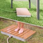 Breuer Fontana Bodendusche Holz Gartendusche eckig - 700x550 mm