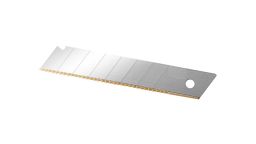 Delphin® ISO-Abbrechklingen TiN 18mm - Kunststoffbox á 10 Klingen