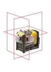 DeWalt Multilinienlaser 3x360°, rot, 10,8V/2Ah DCE089D1R-QW