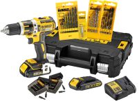 Dewalt Schlagbohrschr.-Set 18V 1,5 Ah mit Zubehör - DCK795S2T-QW