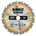 DeWalt Kreissaegeblatt Akku 165/20mm 16WZ DT1948-QZ