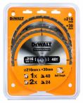 DeWalt Kreissaegeblatt-Set 3-tlg. Stat. DT1962-QZ