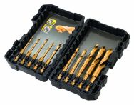 DeWalt Metallbohrer-Set HSS-Tin 10-tlg. schlagf DT50050-QZ