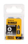 DeWalt Bits Ph1 25mm EXTR. Impact Torsion (5ST) DT7993T-QZ