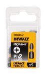 DeWalt Bits Ph2 25mm EXTR. Impact Torsion (5ST) DT7994T-QZ