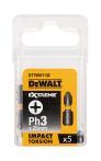 DeWalt Bits Ph3 25mm EXTR. Impact Torsion (5ST) DT7995T-QZ
