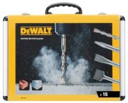 DEWALT Meißel u.Bohrer- Set 15-tlg. SDS-plus DT9679-QZ