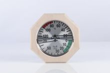 Eliga Klimamesser 8301 in 8-eckigem Holzrahmen 170 mm