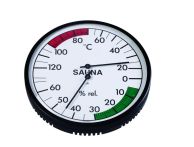 Eliga Klimamesser weiß 160 mm für Sauna