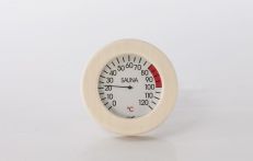 Eliga Thermometer 83121 im Holzrahmen rund 155 mm