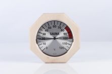 Eliga Thermometer 8316 in 8-eckigem Holzrahmen 170 mm
