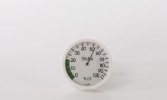 Eliga Hygrometer weiß 120 mm für Sauna