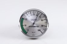 Eliga Hygrometer silberfarben 135 mm