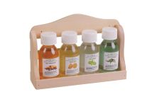 Eliga Aufguss-Wandbord Holz 4 x 100ml