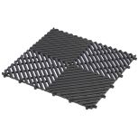 Eliga Bodenmatte PVC 30,4x30,4cm, schwarz