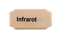 Eliga Schilder 8-eckig Infrarot