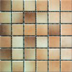 Engers Mosaik glasiert 5x5cm Georgia beige-braun 2GEO-0440-8