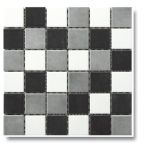 Engers Mosaik 5x5 cm ARIZONA weiß grau schwarz
