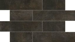 Engers Mosaik 5x5 cm DOUBLE IMPACT anthrazit rektifiziert, Vintageoptik, Brick