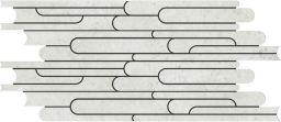 Engers Dekorfliese 30x60 cm LEVEL2 kalkweiß Steinoptik, Ellipse